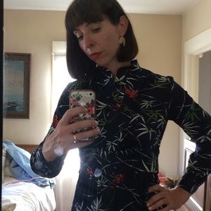 Vintage polyester Maxi Dress